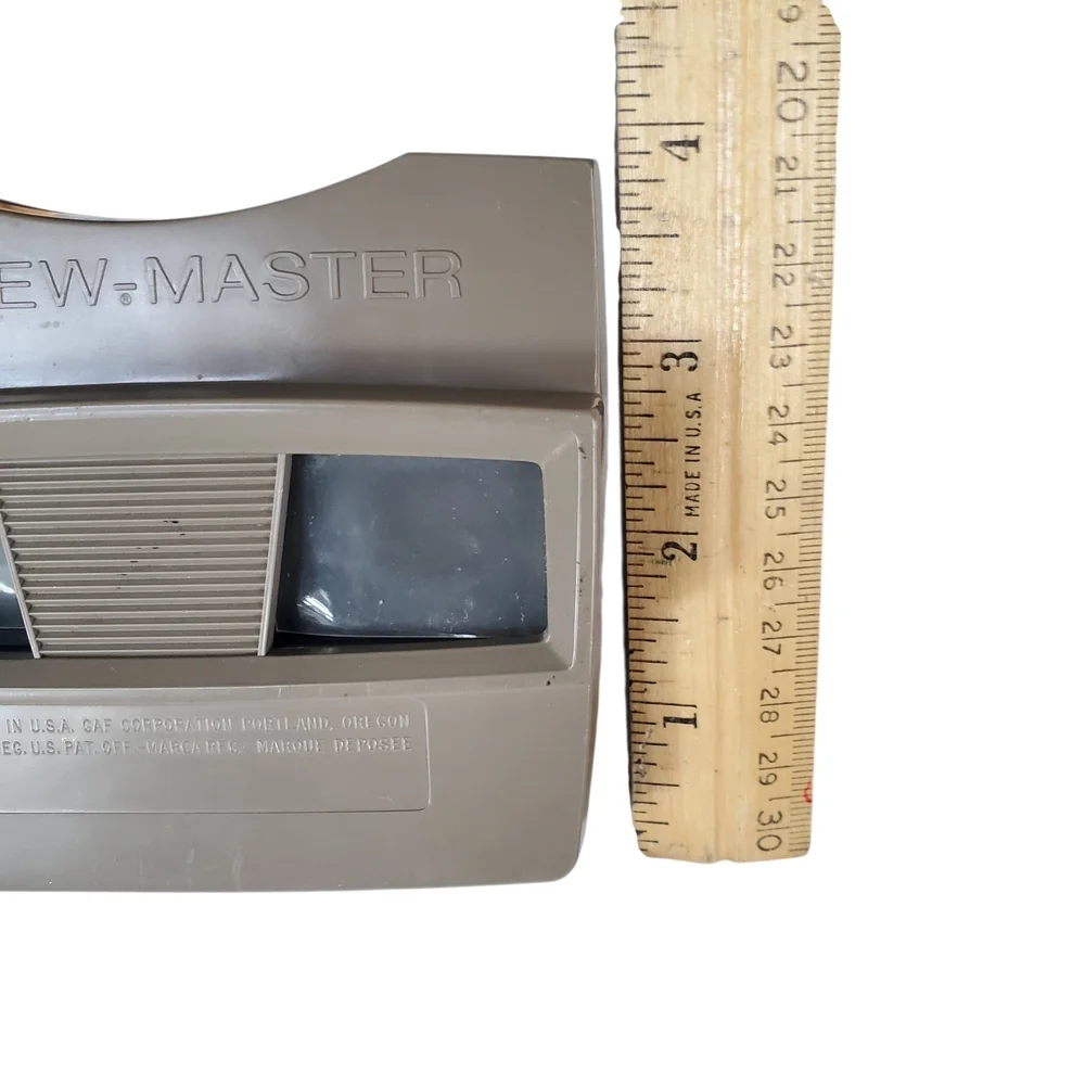 Vintage GAF View-Master Model G Viewer - Tan/Beige 1960s-70s 3D Toy